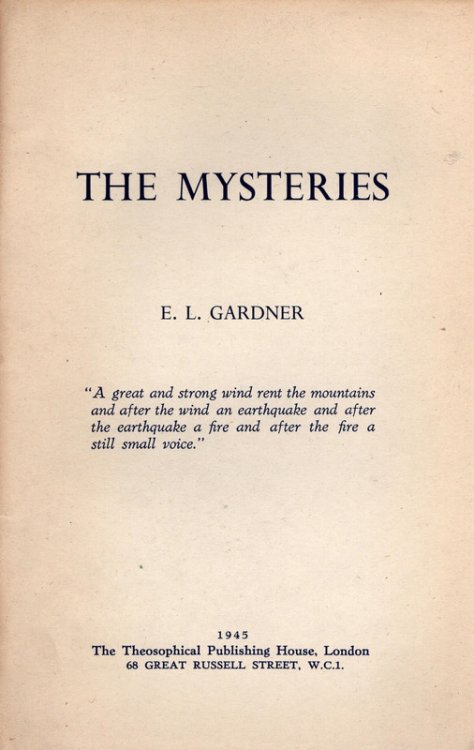 The Mysteries