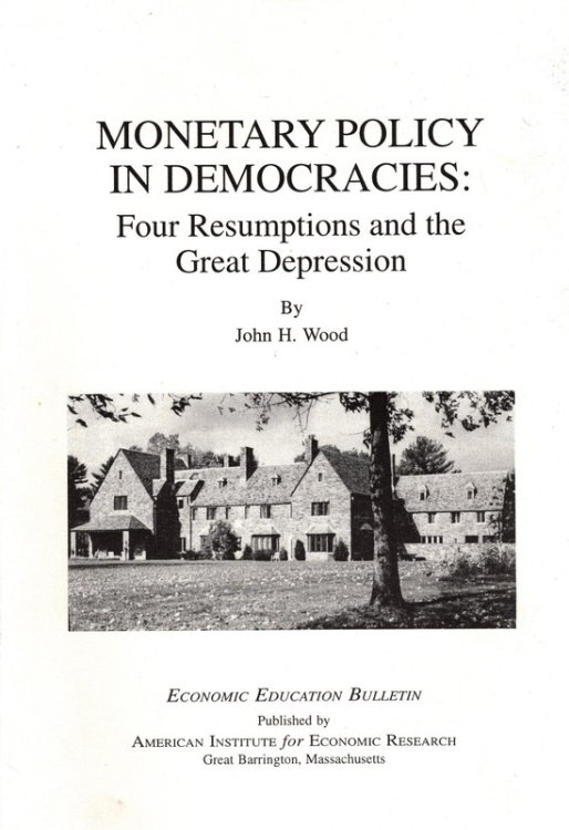 Monetary Policy in Democracies: Four Reumptions adn the Great Depressions