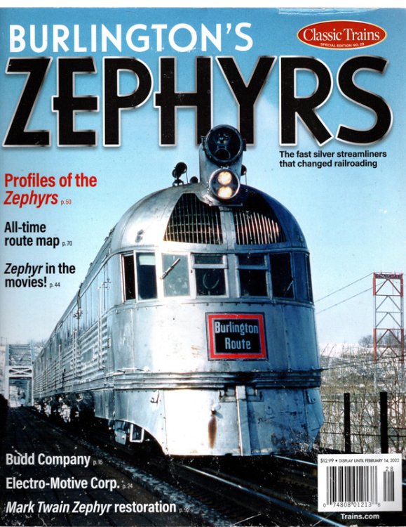Burlington's Zephyrs Classic Trains Special Edition No. 29