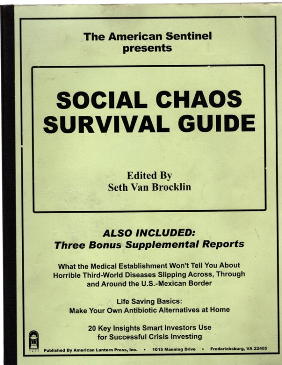 The American Sentinel Presents Social Chaos Survival Guide
