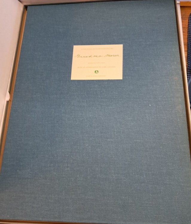 A Portfolio of Eight Paintings by Grandma Moses