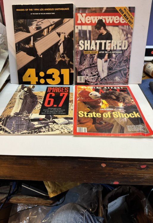 1994 Los Angeles Earthquake 4 Magazine Set