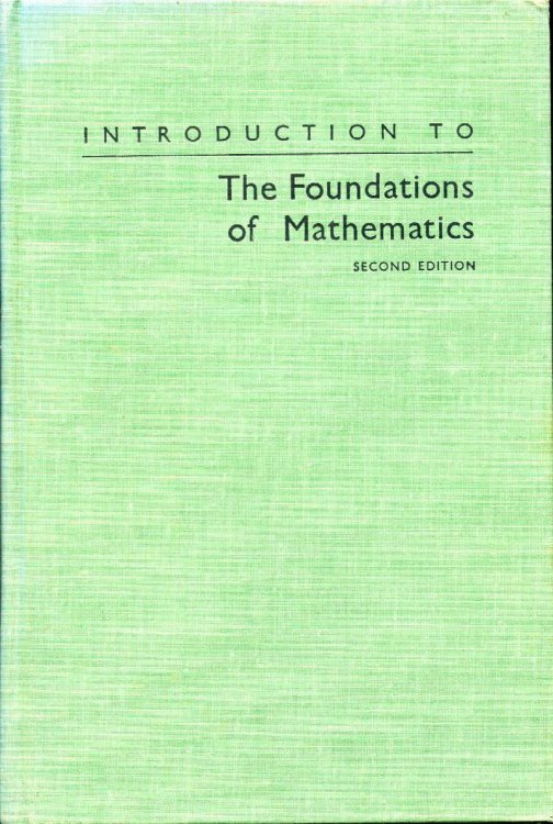 Introduction to The Foundations of Mathematics