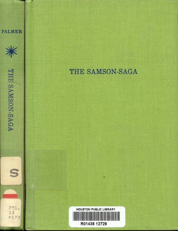 Samson-Saga and Its Place in Comparative Religion
