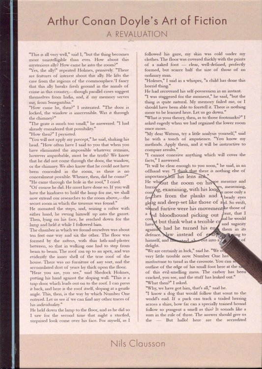 Arthur Conan Doyle's Art of Fiction: A Revaluation