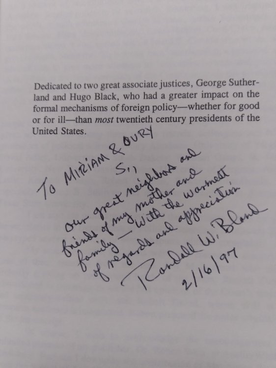 The Black Robe and the Bald Eagle: The Supreme Court and the Foreign Policy of the United States 1789-1953