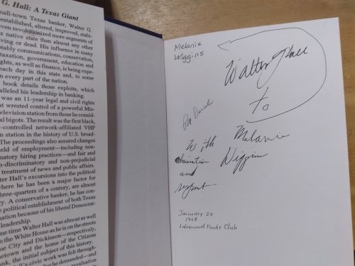 Citizen First, Banker Second: History of a Texas Community Bank and Stories About Its Politically Liberal Leader, Walter G. Hall