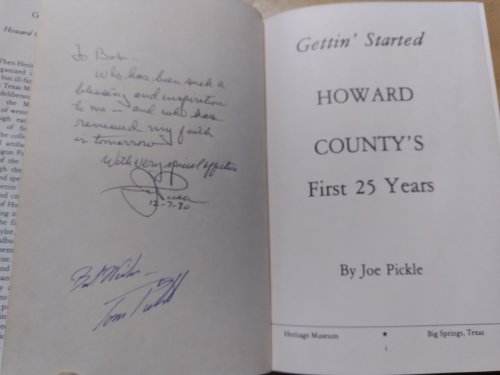 Gettin' Started: Howard County's First 25 Years