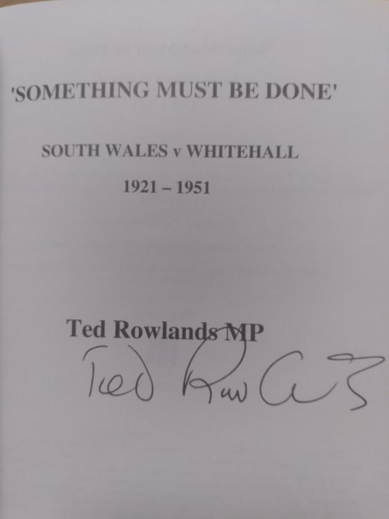 Something Must be Done: South Wales v Whitehall, 1921-1951