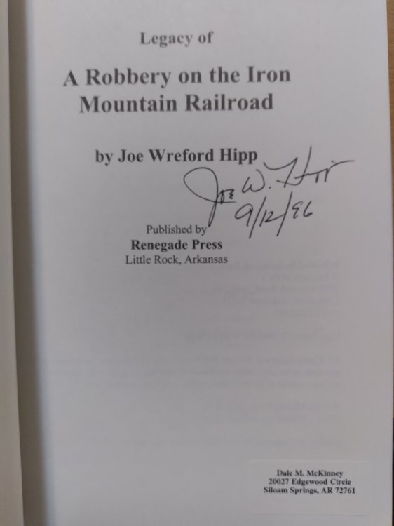 Legacy of A Robbery on the Iron Mountain Railroad