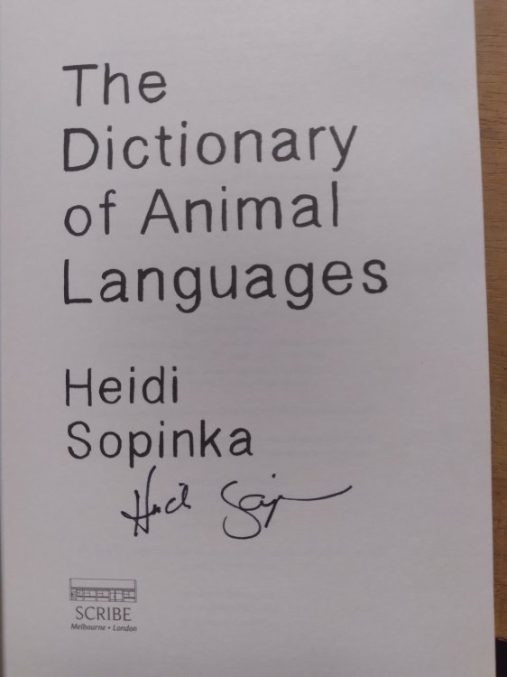 The Dictionary of Animal Languages