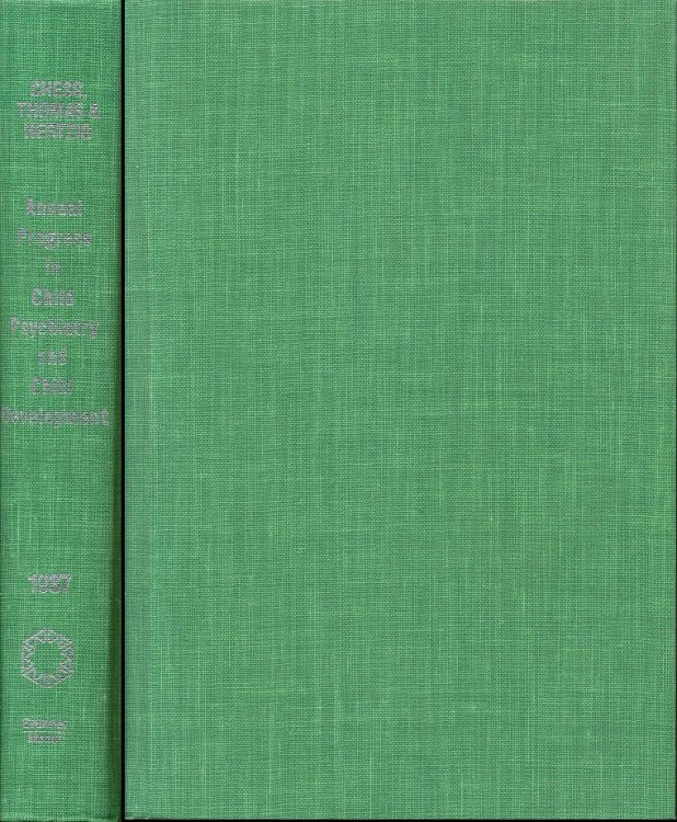 Annual Progress in Child Psychiatry and Child Development 1987