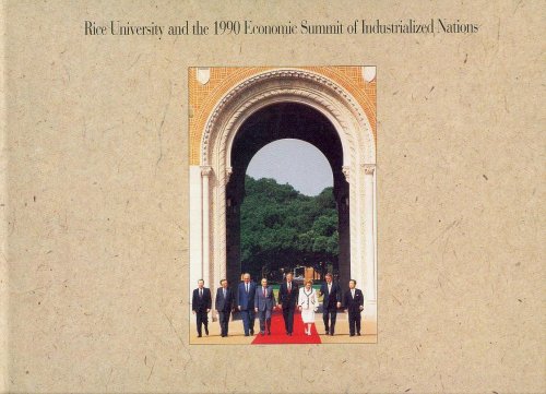 Rice University and the 1990 Economic Summit of Industrialized Nations