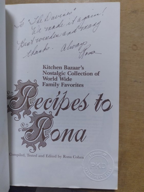 Recipes to Rona