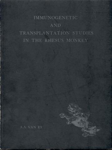 Immunogenetic and Transplantation Studies in the Rhesus Monkey