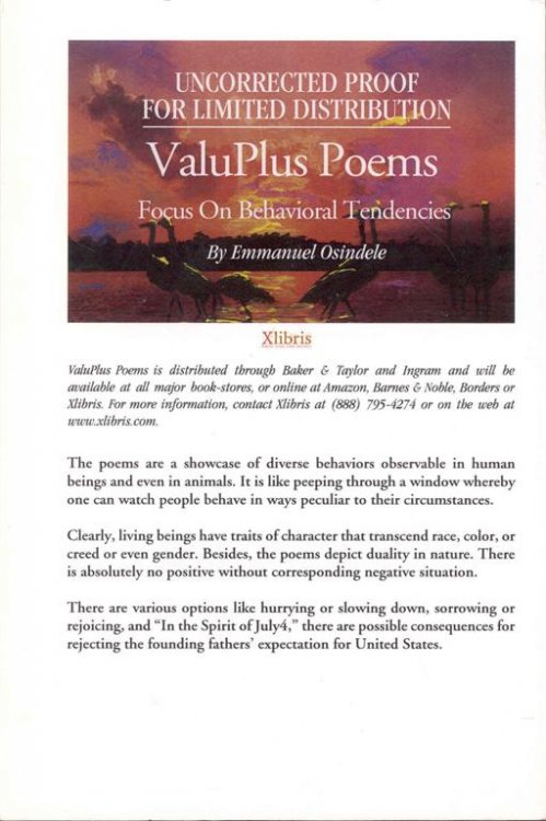 ValuPlus Poems