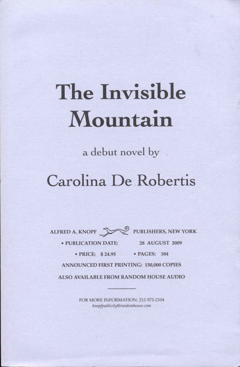 The Invisible Mountain