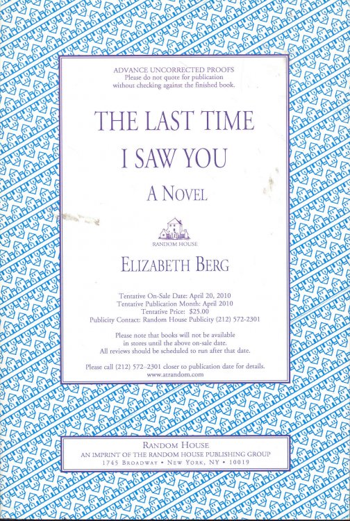 The Last Time I Saw You