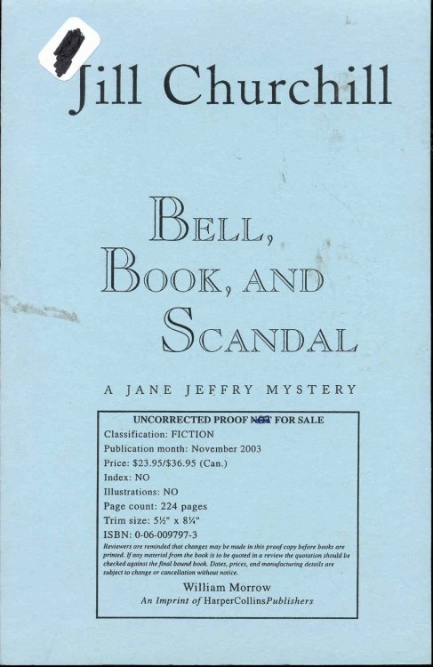 Bell, Book, and Scandal