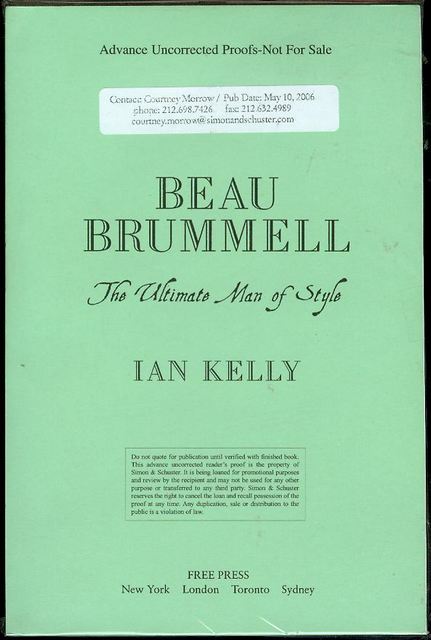 Beau Brummell: The Ultimate Man of Style
