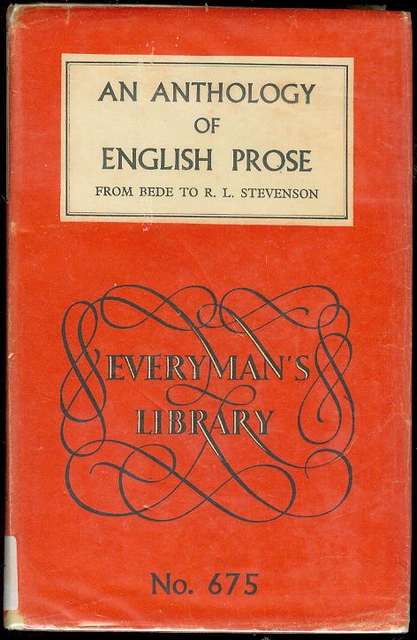 Image for An Anthology of English Prose: From Bede to R. L. Stevenson An Anthology of English Prose: From Bede to R. L. Stevenson