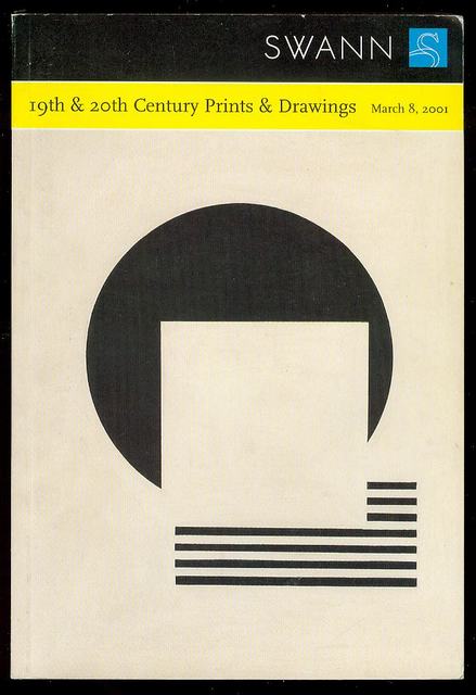 19th & 20th Century Prints & Drawings (Public Auction Sale 1891, Thursday, March 8, 2001)