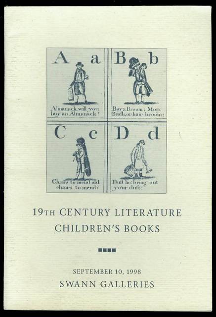 19th Century Literature; Children's Books (Public Auction Sale 1798, Thursday, September 10, 1998)