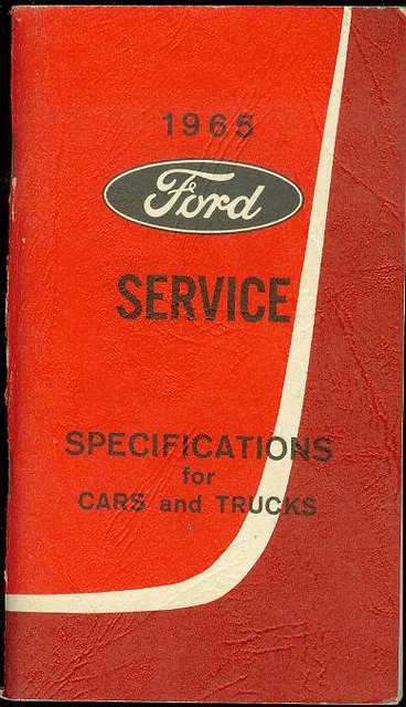 1965 Ford Service