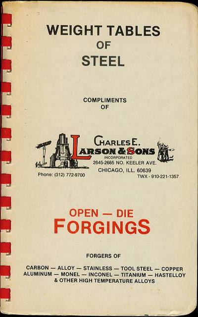 Weight Tables of Steel