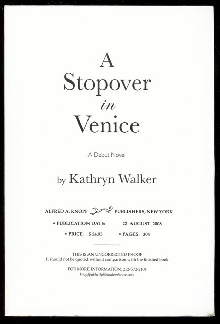 A Stopover in Venice