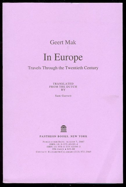 In Europe: Travels Through the Twentieth Century