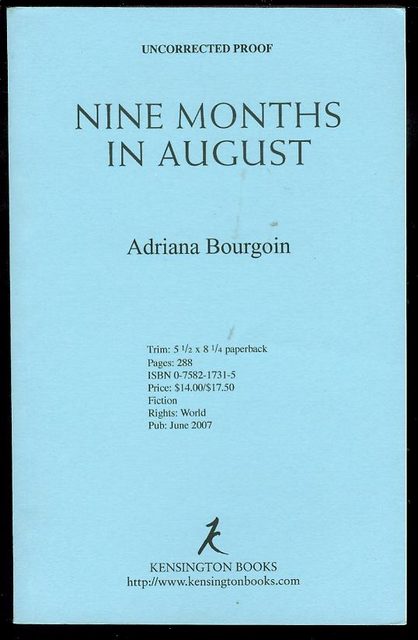 Nine Months in August