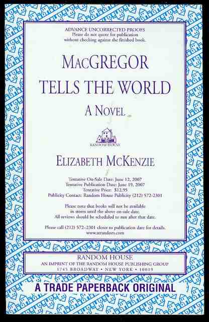 MacGregor Tells the World