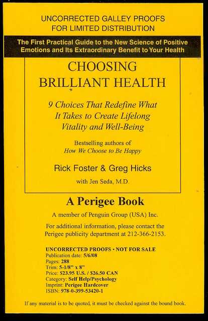 Choosing Brilliant Health: 9 Choices That Redefine What It Takes to Create Lifelong Vitality and Well-Being