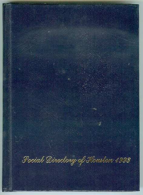 Social Directory of Houston 1993