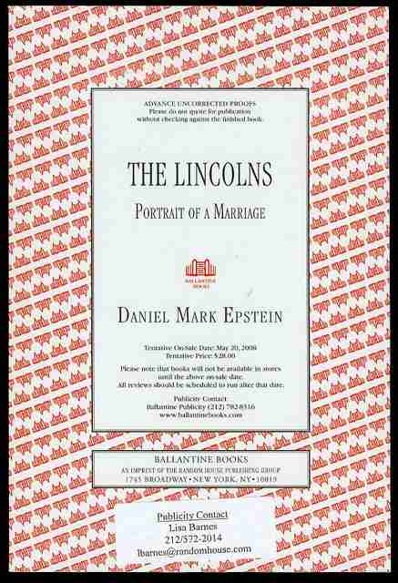 Image for The Lincolns: Portrait of a Marriage The Lincolns: Portrait of a Marriage