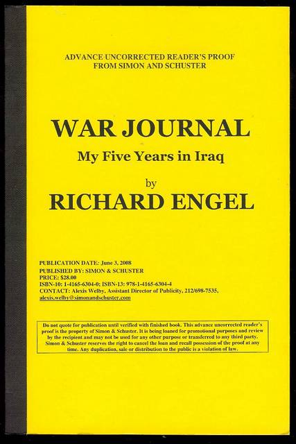 Image for War Journal: My Five Years in Iraq War Journal: My Five Years in Iraq