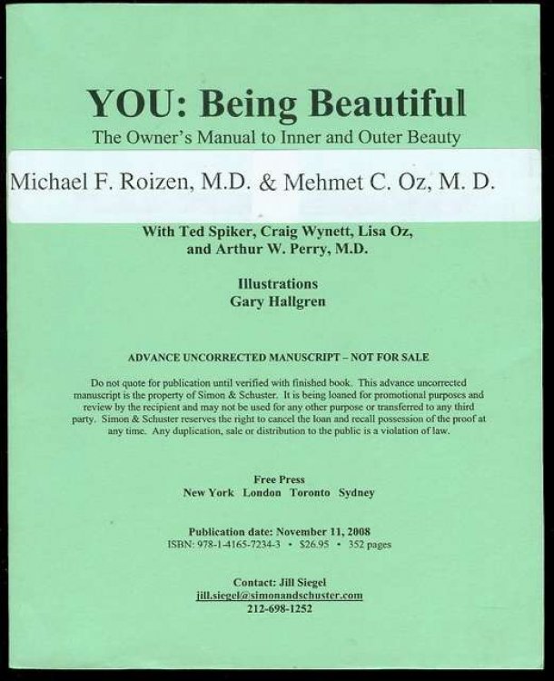 YOU: Being Beautiful (The Owner's Manual to Inner and Outer Beauty)
