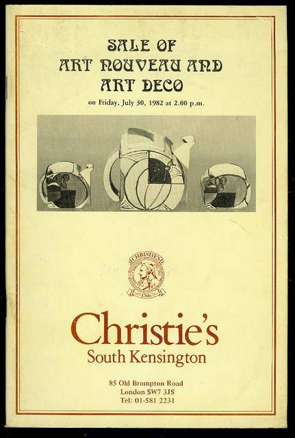 Art Nouveau and Art Deco (Friday, July 30, 1982)