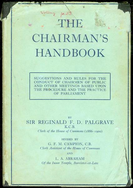 The Chairman's Handbook