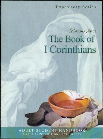 Lessons from The Book of I Corinthians