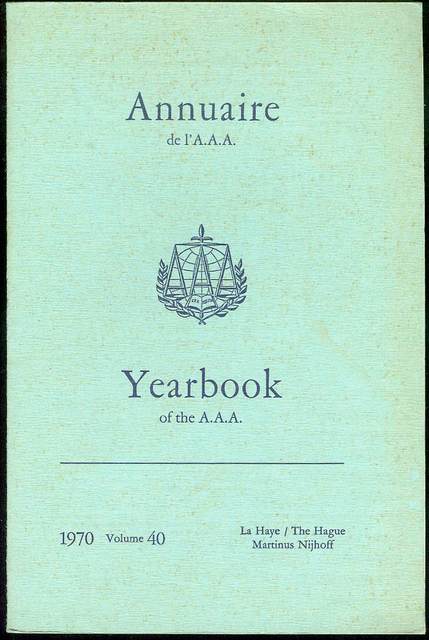 Annuaire AAA / AAA Yearbook 1970