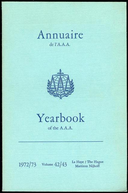 Annuaire AAA / AAA Yearbook 1972/73