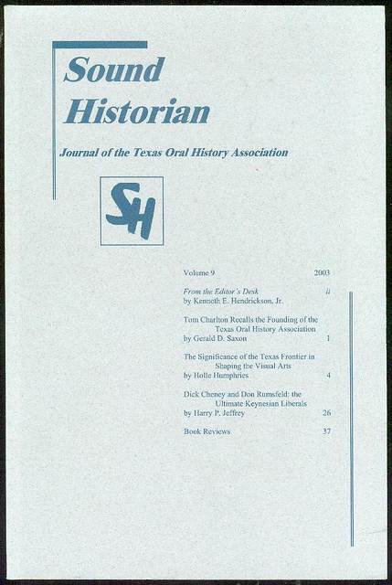 Sound Historian (Volume 9, 2003)