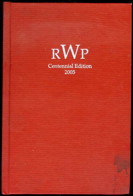 RWP: An Annual of Robert Warren Studies (Volume 5)