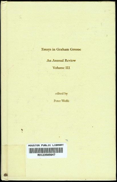 Essays in Graham Greene