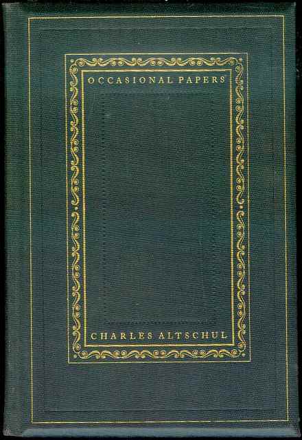 Occasional Papers: 1917-1927