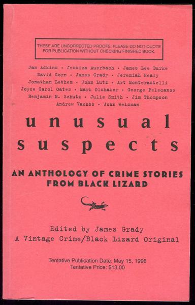 Unusual Suspects: A New Anthology of Crime Stories from Black Lizard