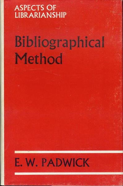 Bibliographical Method: An Introductory Survey