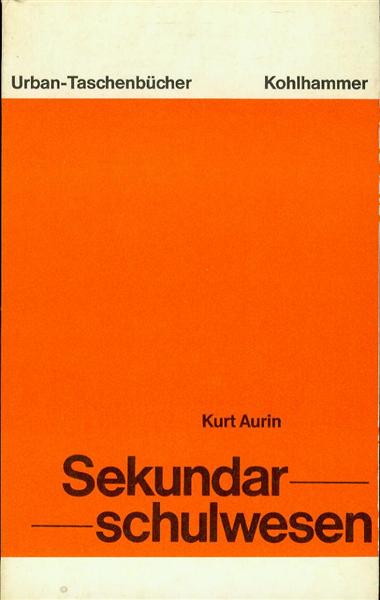 Sekundarschulwesen: Strukturen, Entwicklungen und Probleme